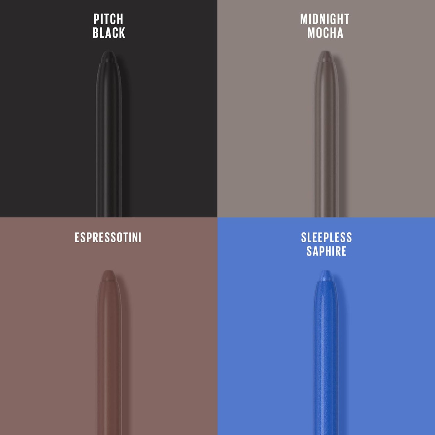 Maybelline Tattoo Studio Waterproof Gel Pencil Eyeliner - Long-Lasting Matte Formula in Expressotini (Smokey Brown) - Blendable & Smudge Resistant for 36HR Wear