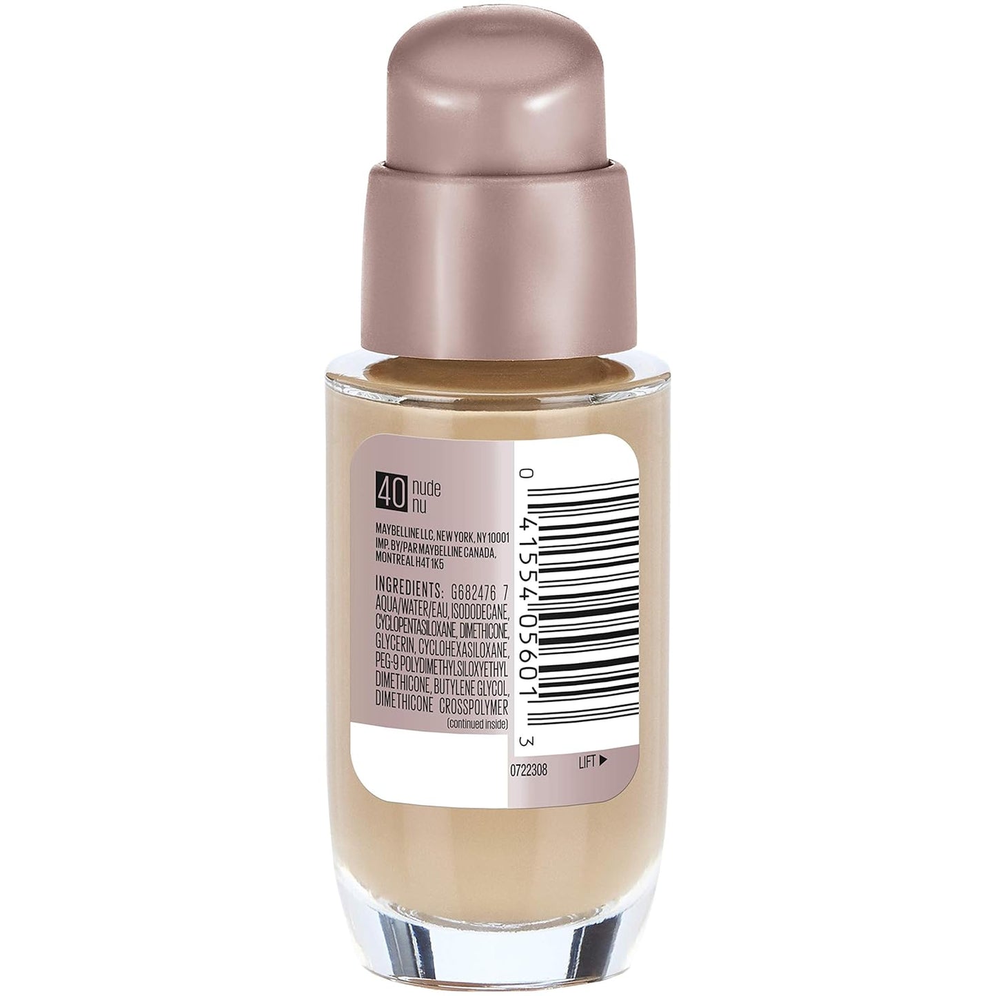 Maybelline Dream Satin Liquid Foundation - Nude, 1 Fl. Oz. for Flawless Skin