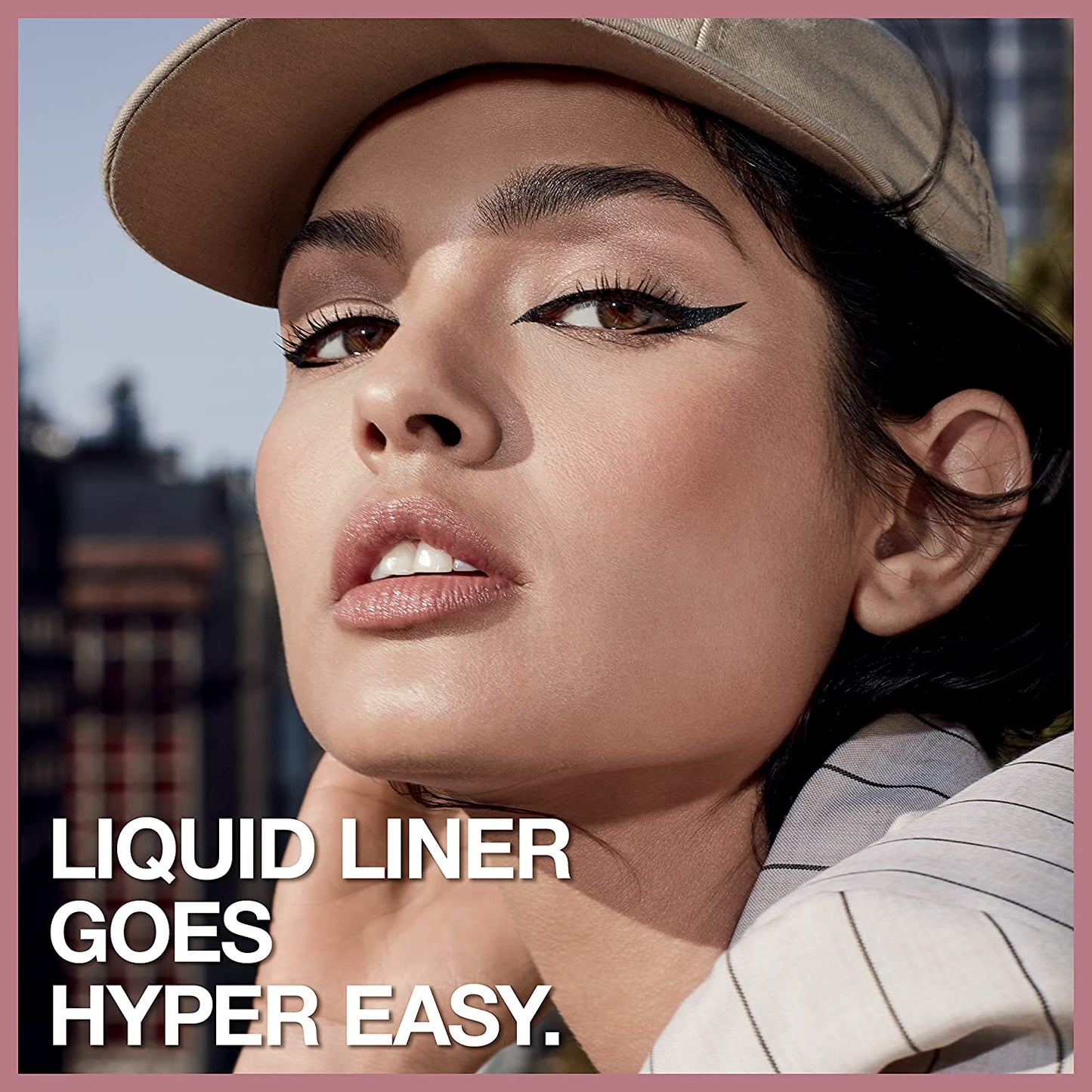 Maybelline Hyper Easy Waterproof Liquid Eyeliner - No-Skip Satin Finish in Pitch Black, 0.018 Fl Oz
