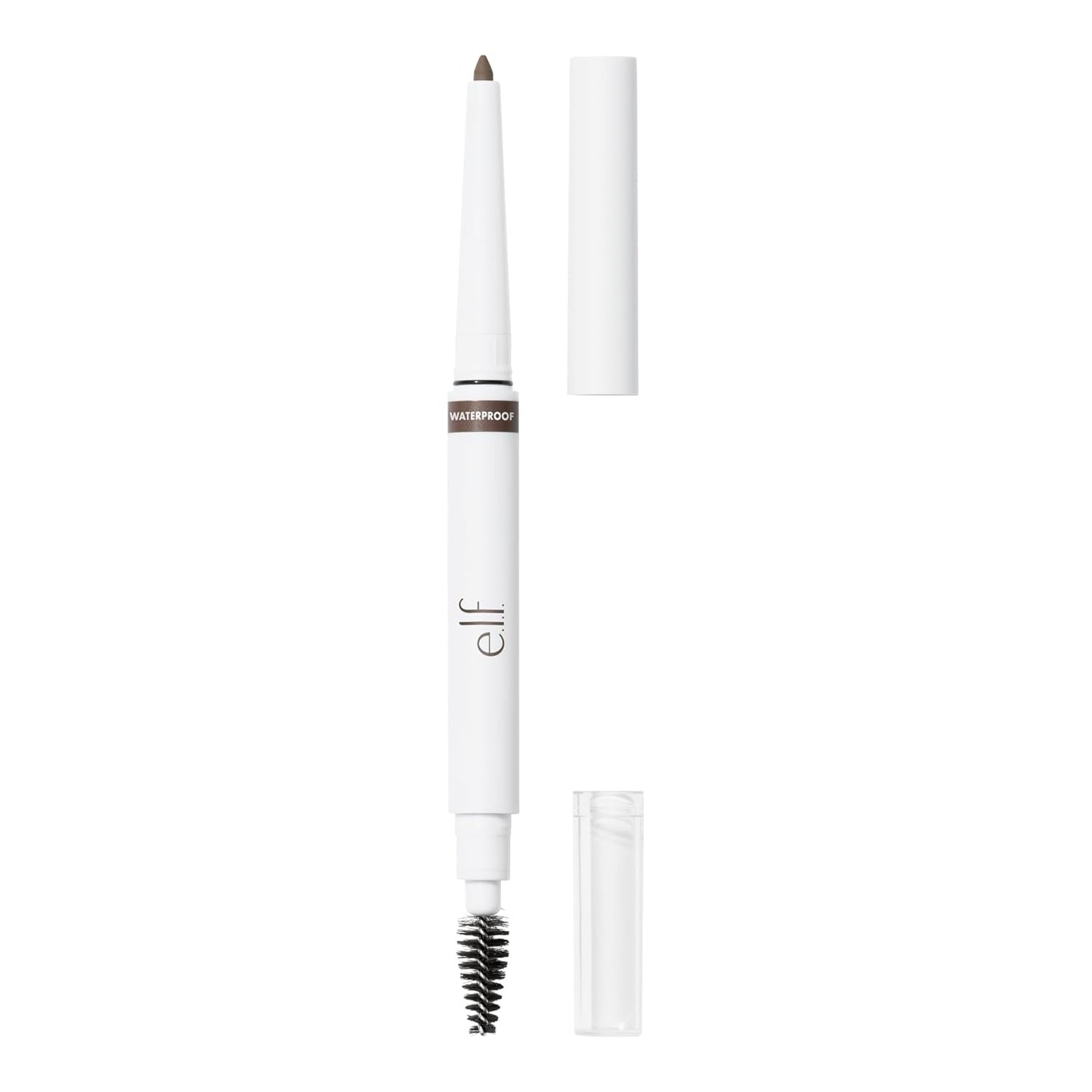 Instant Lift Waterproof Eyebrow Pencil - Dual-Ended Precision Tip & Spoolie for Natural, Long-Lasting Brows in Deep Brown