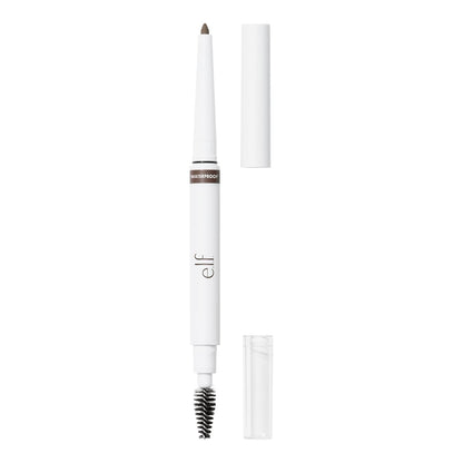 Instant Lift Waterproof Eyebrow Pencil - Dual-Ended Precision Tip & Spoolie for Natural, Long-Lasting Brows in Deep Brown