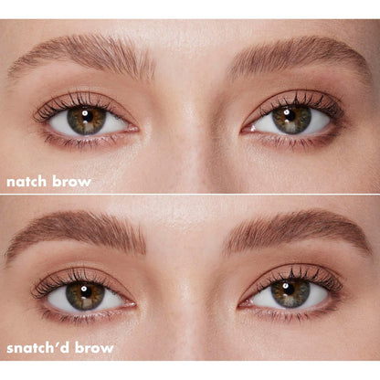Instant Lift Waterproof Eyebrow Pencil - Dual-Ended Precision Tip & Spoolie for Natural, Long-Lasting Brows in Deep Brown