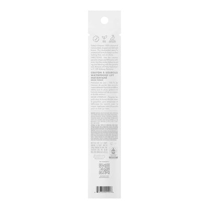 Instant Lift Waterproof Eyebrow Pencil - Dual-Ended Precision Tip & Spoolie for Natural, Long-Lasting Brows in Deep Brown