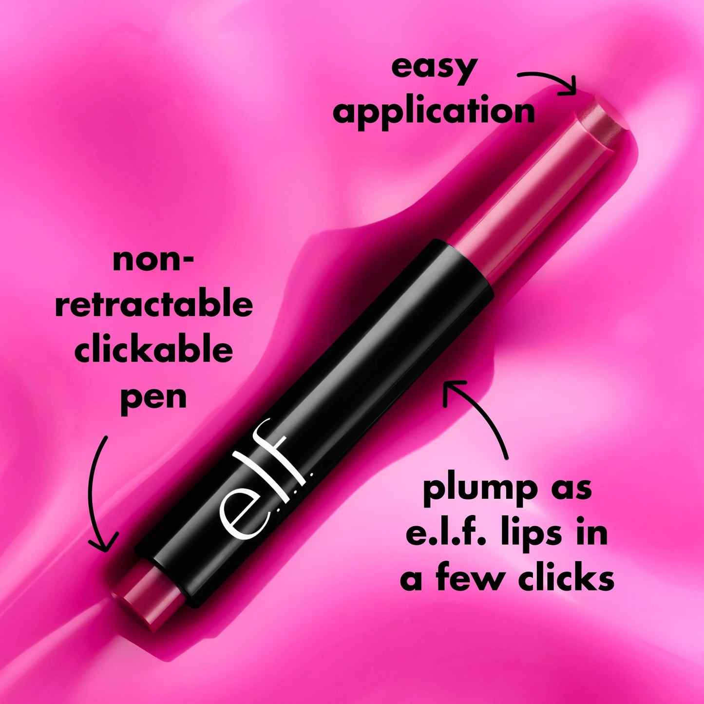 E.L.F. Pout Clout Lip Plumping Pen - Clear, 0.07 Oz for Luscious Lips