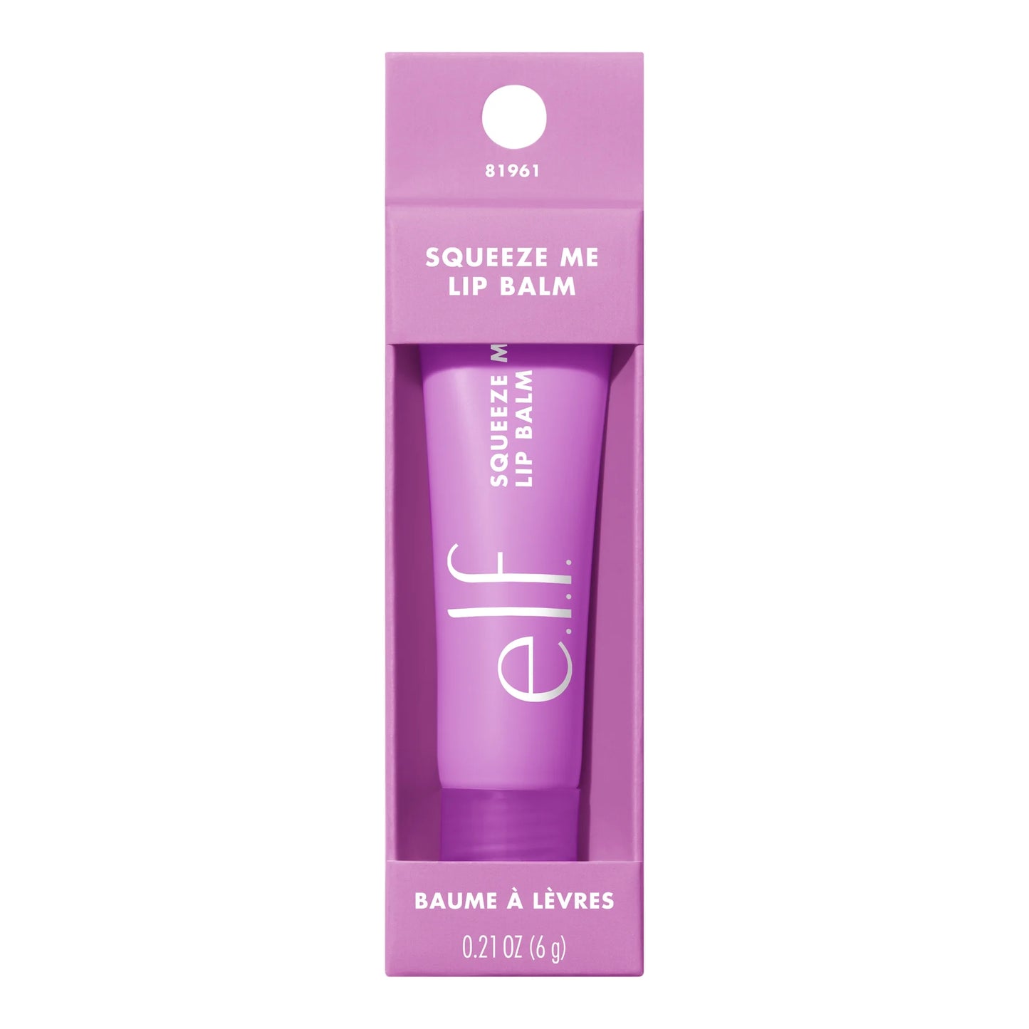 E.L.F. Squeeze Me Grape Lip Balm - 0.21 Oz of Hydrating Flavorful Bliss!